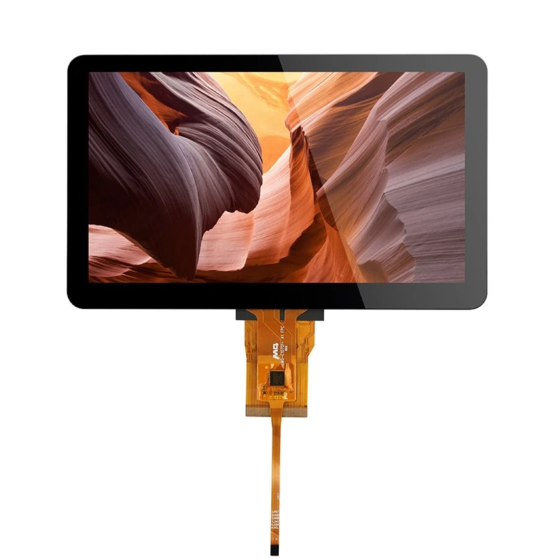 7 pous 1024x600 LCD Display ak ekran manyen kapasitif